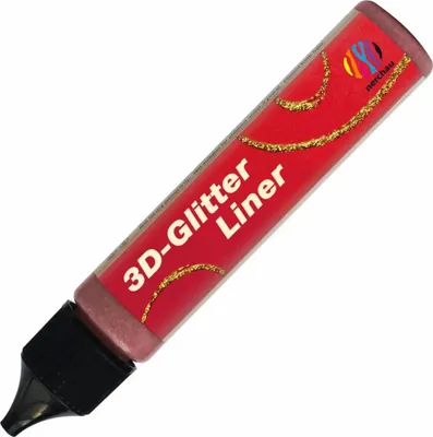 Obrázok produktu pre Happy Kidz Glitterliner 28 ml Farba: červená 21404166023-red