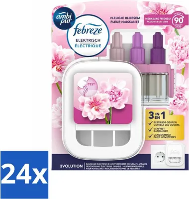 Zdjęcie produktu dla Zestaw startowy Ambi Pur 3volution hint of blossom 20 ml - value pack - 24 sztuki