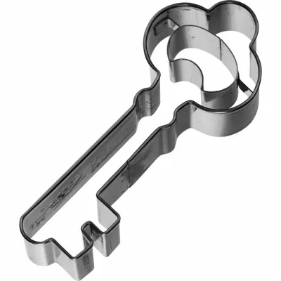 Immagine prodotto di Tagliabiscotti Birkmann, chiave, con rilievo interno, tagliabiscotti, stampo per biscotti, biscotto, biscotti, acciaio inox, 8 cm, 198234