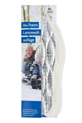 Produktbild von JOMA Thermosohlen 100% Wolle Thermo Einlege Sohlen Einlagen Gr. 44
