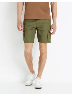 Obrázok produktu pre Pánske šortky Celio v khaki farbe Fostopbm M