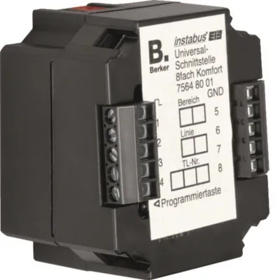 Produktbild von BERKER GMBH BER EIB UP Universal-Schnittst. 75648001 8fach Komfort