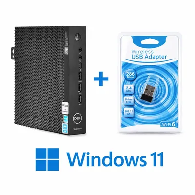 Produktbild von Dell Wyse 5070 | Mini Desktop | Intel J5005 | 8 GB | 64 GB SSD | Windows 11 | Inklusive WLAN-Adapter