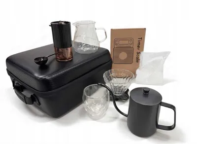 Obrázok produktu pre Sada na prípravu kávy metódou pour-over | ručná | cestovná kávová sada