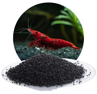 Produktbild von Schicker Mineral-Aquariumkies schwarz 5 kg-2-3mm