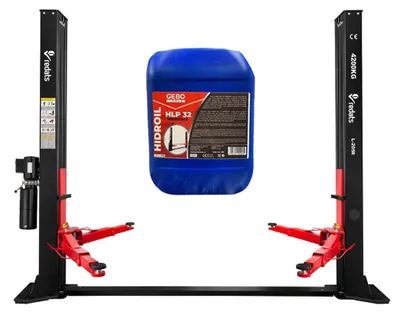 Immagine prodotto di Ponte sollevatore auto a 2 colonne, portata 4200 kg, 380v,ponte sollevatore idraulico, sblocco manuale,base rinforzata