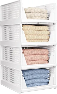 Immagine prodotto di Contenitore di stoccaggio, design impilabile, facile accesso, BIANCO