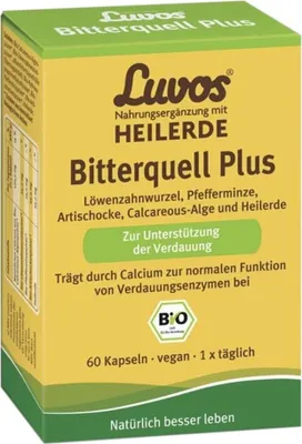 Produktbild von Luvos Heilerde  Bitterquell Plus Kapseln 60 St
