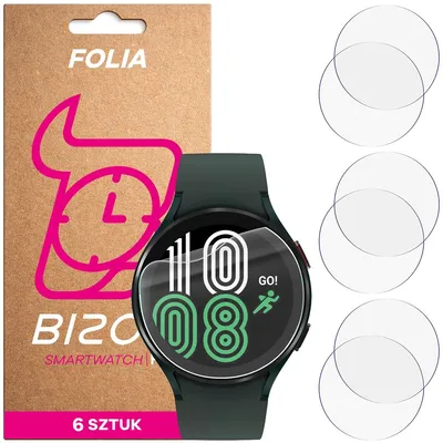 Produktbild von 6x Schutzfolie für den Bildschirm für Galaxy Watch 4 44 mm, Bizon Watch HydroFlex