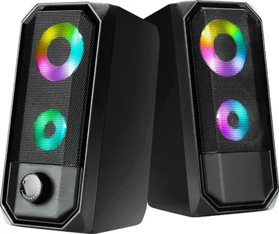 Obrázek produktu pro Reproduktor pro počítač s 3,5mm jackem, 2 x 5 W, napájení přes USB