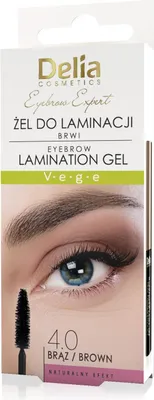 Produktbild von DELIA COSMETICS Eyebrow Expert Augenbrauenlaminierungsgel Braun 4ml