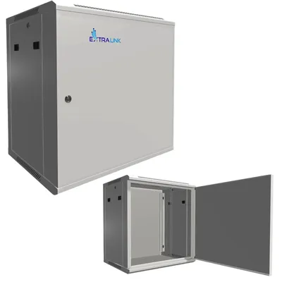 Obrázok produktu pre Extralink Rackmount skriňa 12U 600x450 ASP Sivá nástenná, kovové dvere