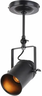 Produktbild von Deckenleuchte Gemma, schwarz, 1xE27, 40W, Metall, Abmessungen: 39x12x12 cm, IP20, Marke: Reality