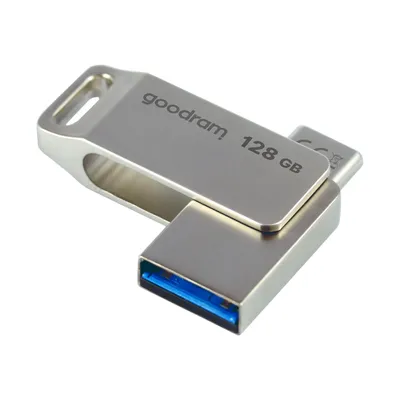 Zdjęcie produktu dla Pendrive 128 GB USB 3.2 Gen 1 USB / USB C OTG ODA3 Goodram - srebrny