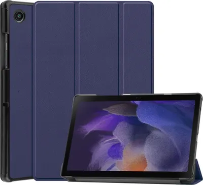 Produktbild von Schutzhülle für Samsung Galaxy Tab A8 SM-X200 X205 Slim Case Etui mit Standfunktion und Auto Sleep/Wake Funktion Blau