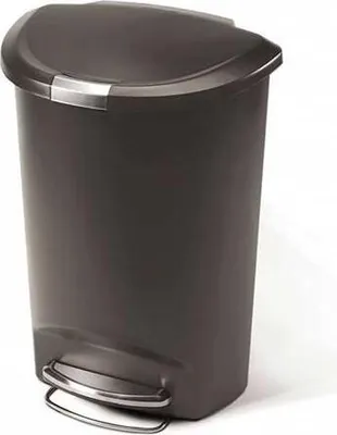 Produktbild von simplehuman CW1357, 50 l, Rund, Kunststoff, Grau, Terrasse, 480 mm
