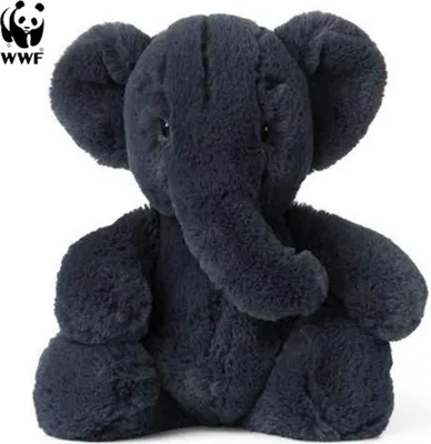 Produktbild von WWF Cub Club - Ebu der Elefant (anthrazit, 29cm) Kuscheltier Stofftier für Kleinkinder Elephant