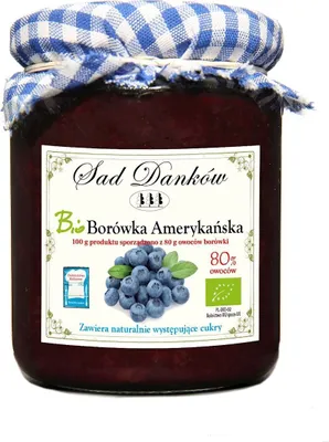 Obrázek produktu pro HEIDELBEERE 80 %260 g - SAD DANKÓW