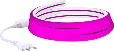 Produktbild von LED Streifen Neon Dimmbar 220V Rosa Halbrund 180° 7.5W/m Schnitt 100cm IP67 nach Maß 10 m