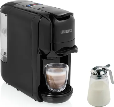 Produktbild von 3in1 Multikapsel Kaffeemaschine für Kapseln & Pads mit Milchkännchen 1450W 19bar
