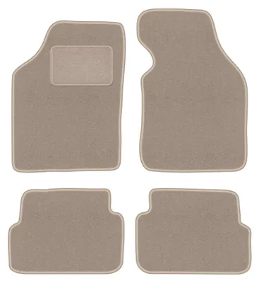 Image de Tapis de sol en moquette pour Mazda Demio 1996-2003 (à hayon) – jeu 4 pièces, beiges, sur mesure – Wielganizator LUX