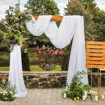 Image de Rideaux d'arche de mariage