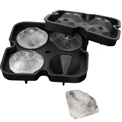 Produktbild von Tablett für Eiswürfel - Diamanten
