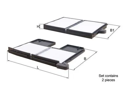 Produktbild von Innenraumfilter Partikelfilter