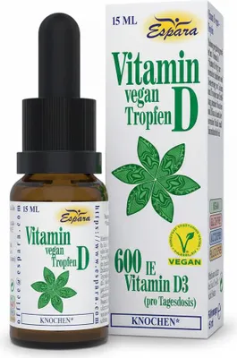 Image de Gouttes de vitamine D vegan 15 ml
