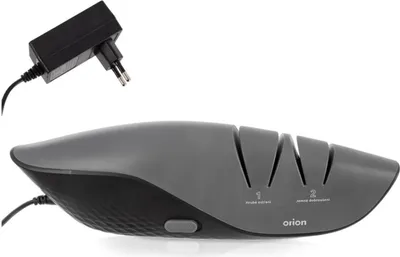 Obrázek produktu pro Orion | Elektrický brousek na nože - pro ocelové a keramické nože - protiskluzová základna - 26x6x7,5 cm