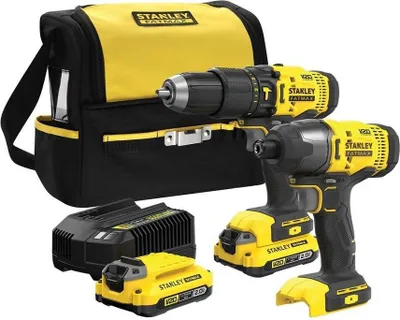 Zdjęcie produktu dla Stanley ST SET V20 SFMCK465D2S (SFMCD711 + SFMCF800) 2x2.0Ah