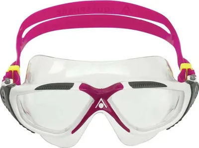 Productafbeelding van Aquasphere Vista Zwemmasker, wit, roze. Geschikt voor heren en dames. Kleur: wit, roze. Maat: one size