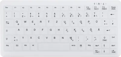 Obrázok produktu pre CHERRY AK-C4110 Klávesnica Medical USB QWERTZ Nemecká biela