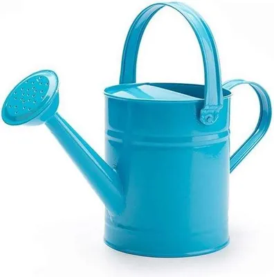 Obrázek produktu pro 1,5 l kovová konvička, modrá, mini, pro zahradní a pokojové rostliny