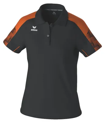Produktbild von Erima Evo Star Poloshirt Schwarz/Orange - 38