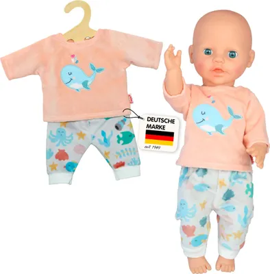 Productafbeelding van Helles 1285, set van 3 kledingstukken voor poppen, geschikt voor 3 jaar en ouder
