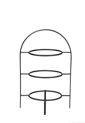 Produktbild von ASA Etagere 3-stufig für Dessertteller ATABLE d. 21 cm, h. 36,5cm schwarz 99301950 Vorteilsset beinhaltet 2 x den genannten Artikel und Geschenk + Spende