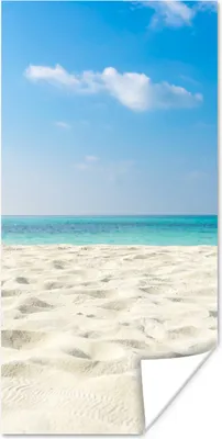Produktbild von MuchoWow® Poster Tropisch - Strand - Meer 20x40 cm - Plakat - Foto