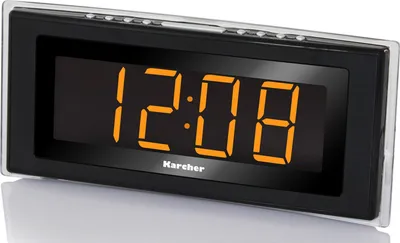 Produktbild von Karcher UR 1080 Uhrenradio (Raumtemperaturanzeige, dimmbares Display, Wochenend/Nap/Snooze-Funktion)