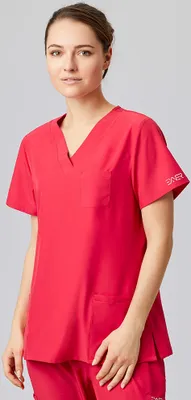 Produktbild von Damen Kasack, Sportsline, regular fit, V-Ausschnitt, halbarm