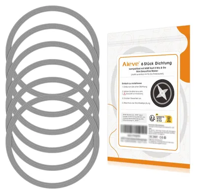 6er Set Silikon-Dichtungsring für WMF Kult X Mix & Go Mini