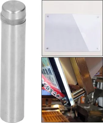 Produktbild von Edelstahl Glas Abstandsschrauben 12 x 60 mm - Set von 12 Stück