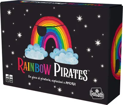 Produktbild von Goliath Regenbogenpiraten Kartenspiel Mehrfarbig Partyspiel 2-5 Spieler 7+ Jahre