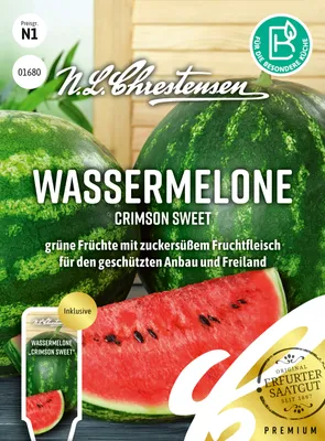 Produktbild von Wassermelone Crimson Sweet | Wassermelonensamen von N.L. Chrestensen