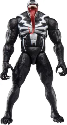 A full-body shot of a Venom action figure against a white background.