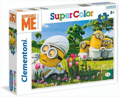 Produktbild von Clementoni - Supercolor Puzzle, 60 Teile - Minions