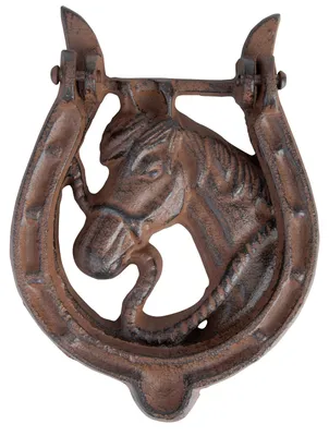 Türklopfer-Pferd-Gusseisen