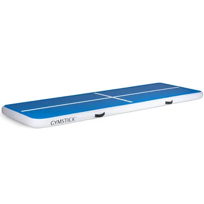 Zdjęcie produktu dla Gymstick Air Track – nadmuchiwana mata gimnastyczna – niebiesko-biała