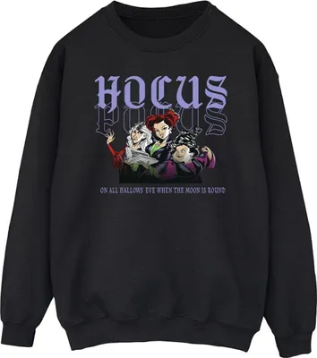 Produktbild von Disney - "Hocus Pocus Hallows Eve" Sweatshirt für Herren BI20699 (XL) (Schwarz)