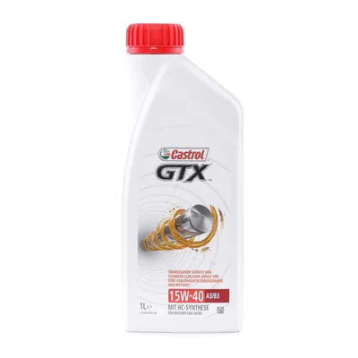 Produktbild von 1 Liter CASTROL 15W-40 GTX A3/B3 MB 229.1 VW 501 01 Fiat 9.55535-D2 VW 505 00